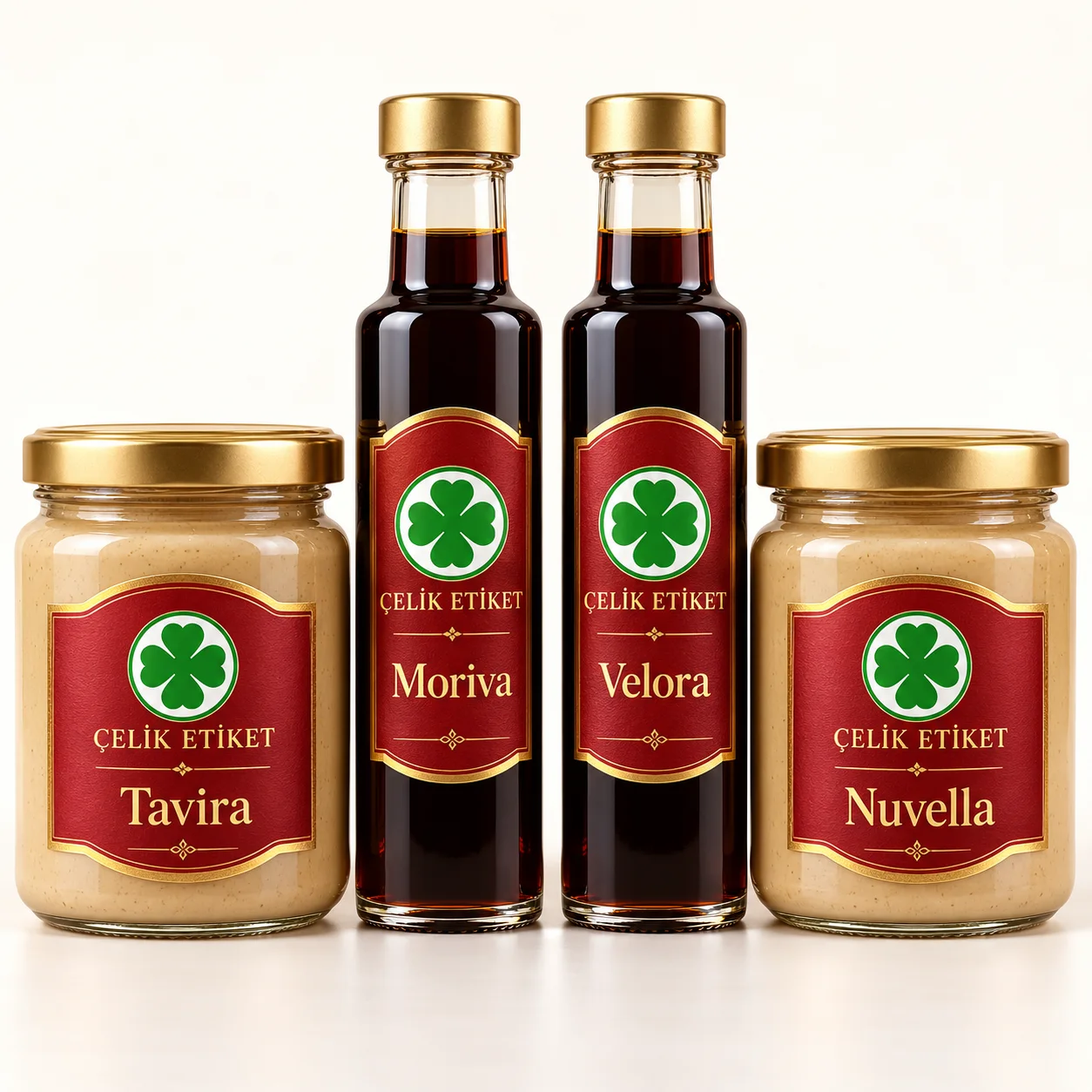 Products with printed labels