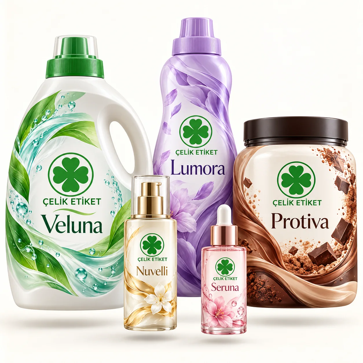 Products with shrink sleeve labels
