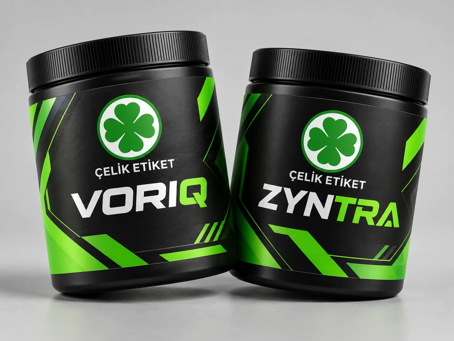 Supplement tubs — Çelik Etiket shrink sleeve etiket